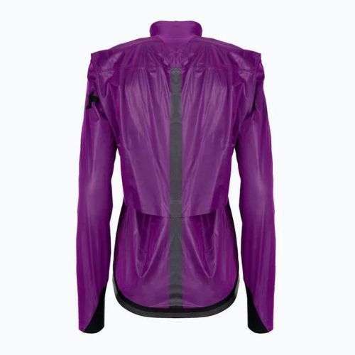 Dámska cyklistická bunda ASSOS Dyora RS Rain purple 12.32.372.4B