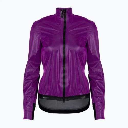 Dámska cyklistická bunda ASSOS Dyora RS Rain purple 12.32.372.4B