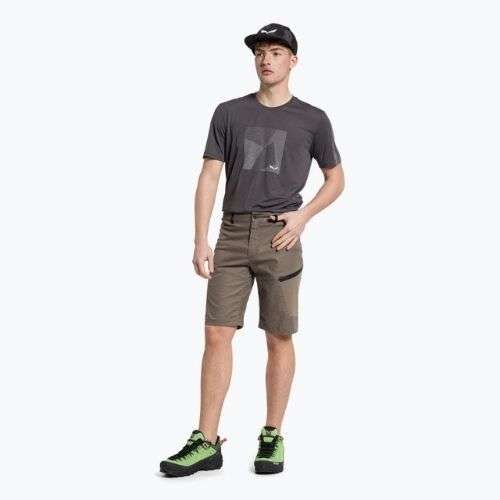 Salewa Lavaredo Hemp pánske turistické šortky hnedé 00-0000028033