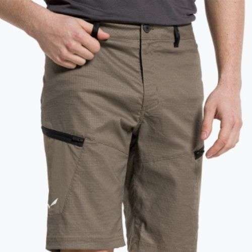 Salewa Lavaredo Hemp pánske turistické šortky hnedé 00-0000028033