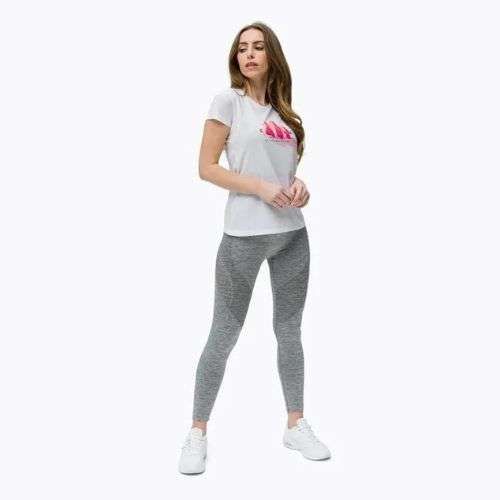 Salewa Lines Graphic Dry dámske trekingové tričko white 00-0000028064