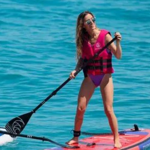 Detská celotvárová maska na šnorchlovanie AQUASTIC modrá SMK-01N