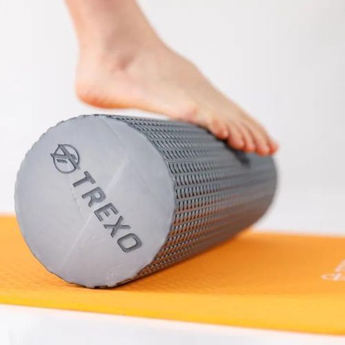 Masážny valec XTREXO EVA sivý MR-EV02Z
