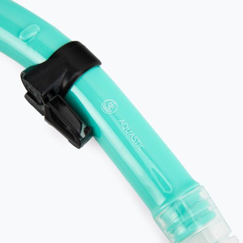 Šnorchlovací set AQUASTIC maska + šnorchel modrý MSA-01N