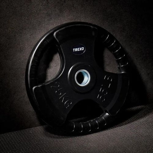 XTREXO čierna pogumovaná liatina závažie RW25 25 kg