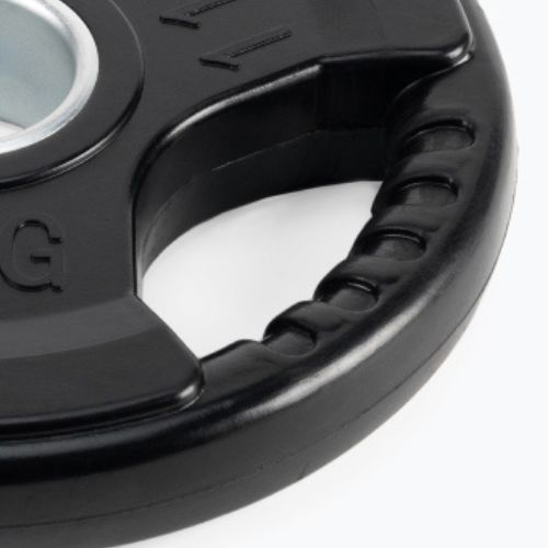 XTREXO čierna pogumovaná liatina hmotnosť RW5 5 kg