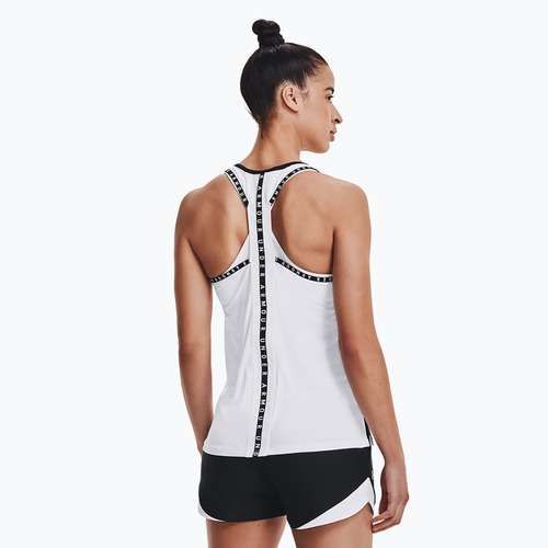 Dámske tréningové tričko Under Armour Knockout Tank white 1351596