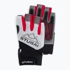 Lezecké rukavice STUBAI Eternal 3/4 Finger bielo-červené 9572
