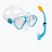 Detský set na šnorchlovanie AQUASTIC Maska + šnorchel modrá MSK-01N