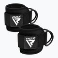 Popruhy s háčikom na členok RDX Gym Ankle Pro A4 black WAN-A4B-P