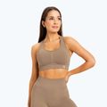 Gym Glamour push up fitness podprsenka béžová 320