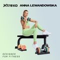 Posilňovacia lavica XTREXO BenchFit Lite so stojanom a činkou black 2