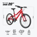 Detský bicykel ATTABO EASE 20" červený 2