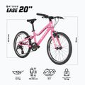Detský bicykel ATTABO EASE 20" ružový 2