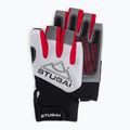 Lezecké rukavice STUBAI Eternal 3/4 Finger bielo-červené 9572