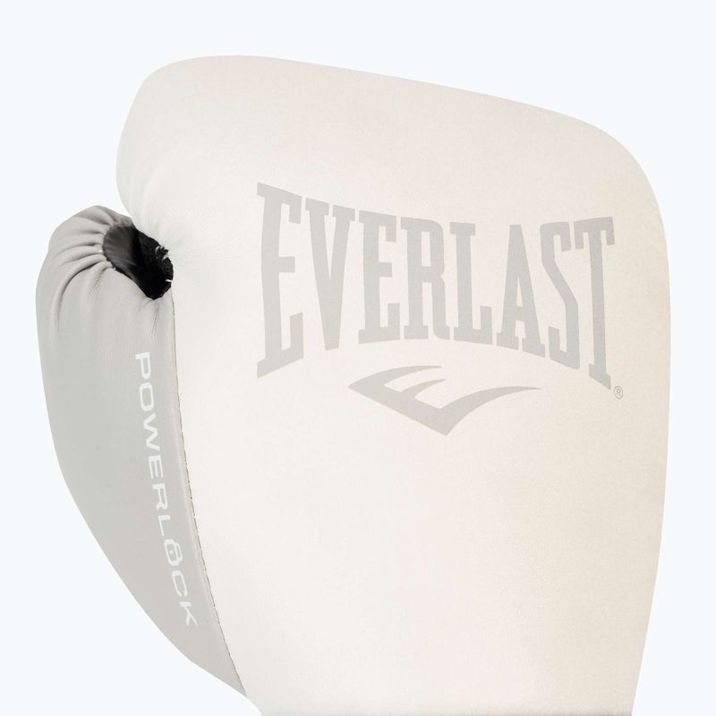 EVERLAST Powerlock Pu pánske boxerské rukavice biele EV2200 5