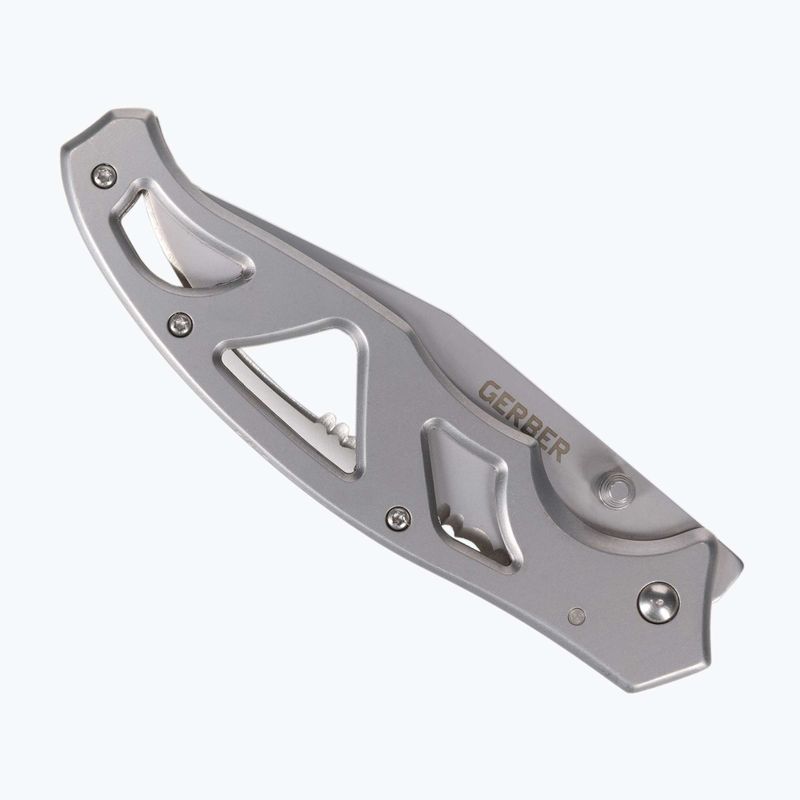 Gerber Paraframe II Folder Zúbkovaný strieborný turistický nôž 31-003619 2