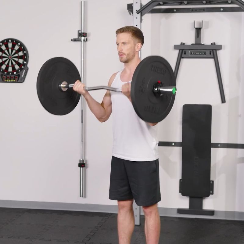 Olympijské nárazníkové závažia XTREXO čierne TRX-BMP5 5 kg 13