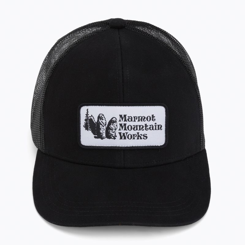 Marmot Retro Trucker baseballová čiapka čierna M143131101 4
