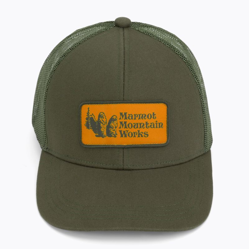 Marmot Retro Trucker baseballová čiapka zelená M143134859 4