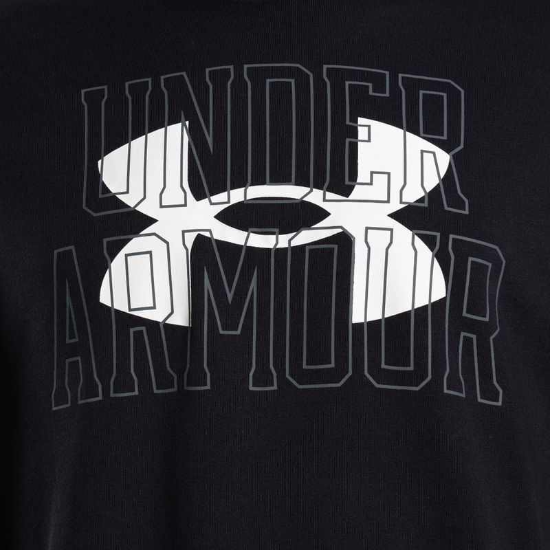 Under Armour pánska tréningová mikina Rival Terry Logo Crew black 1370391-001 3