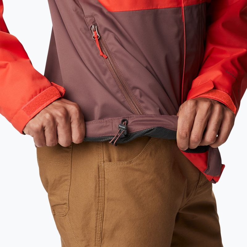 Columbia pánska bunda do dažďa Hikebound červená 1988621839 10