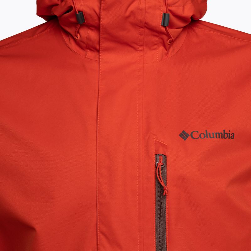 Columbia pánska bunda do dažďa Hikebound červená 1988621839 3