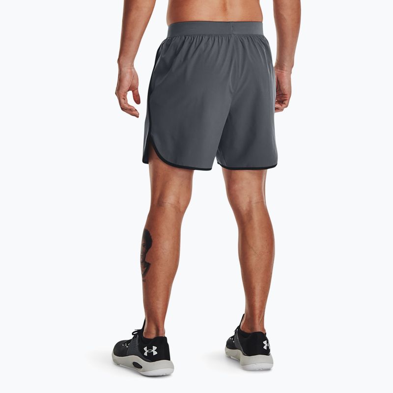 Under Armour Hiit Woven šedé pánske tréningové šortky 1377027 3
