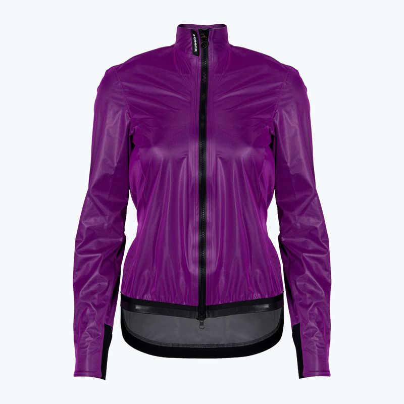 Dámska cyklistická bunda ASSOS Dyora RS Rain purple 12.32.372.4B