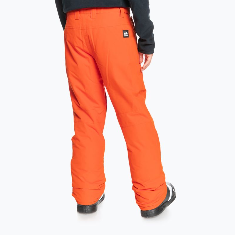 Detské snowboardové nohavice Quiksilver Estate orange EQBTP03033 3