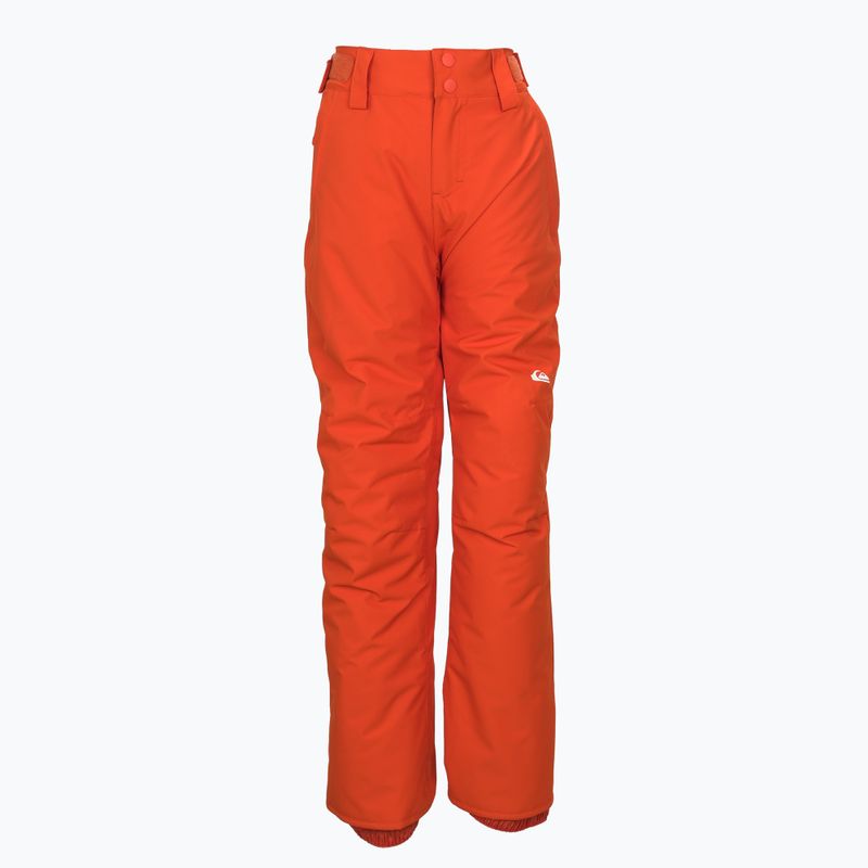 Detské snowboardové nohavice Quiksilver Estate orange EQBTP03033 7