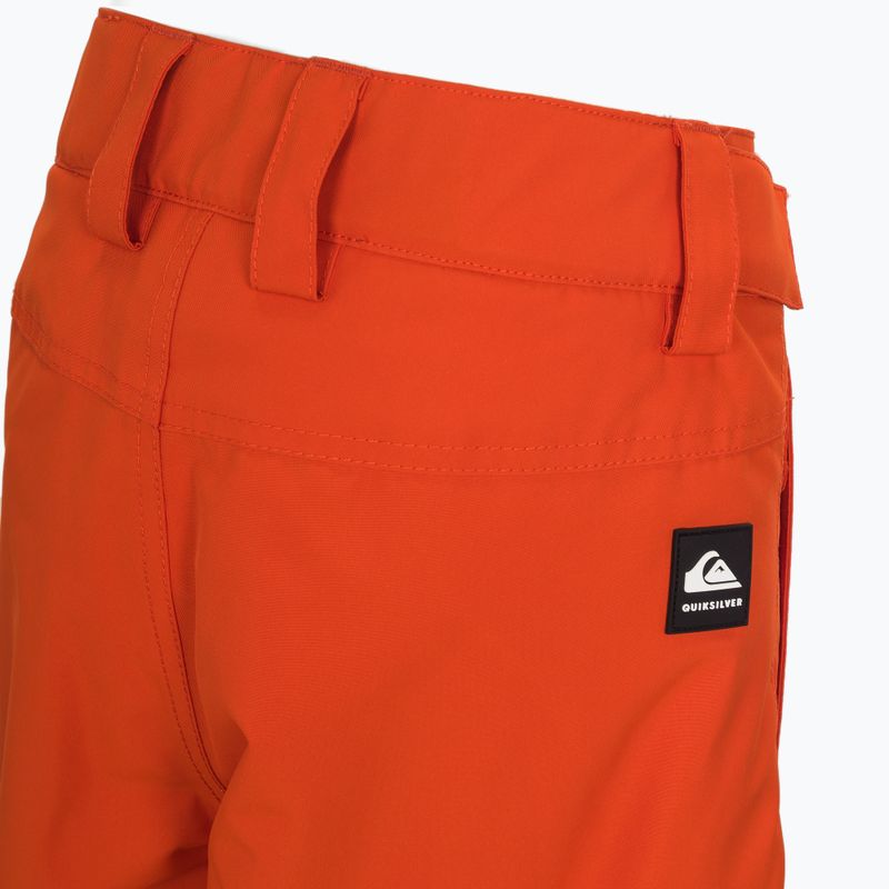 Detské snowboardové nohavice Quiksilver Estate orange EQBTP03033 10