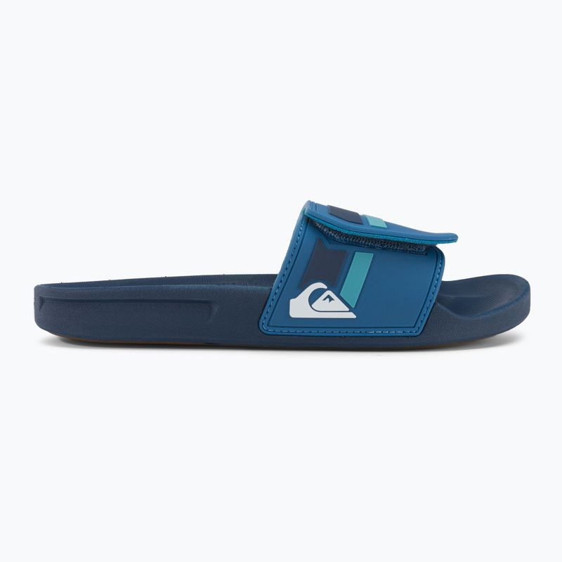 Pánske žabky Quiksilver Rivi Slide Adjust blue/blue/green 2