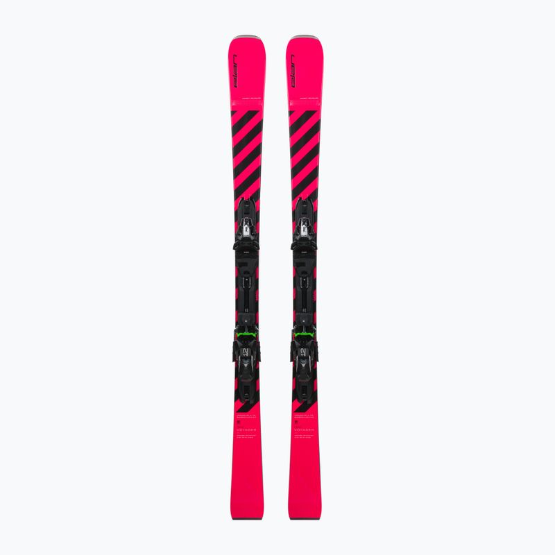 Dámske skladacie lyže Elan VOYAGER PINK + EMX 12 pink AARHLM20
