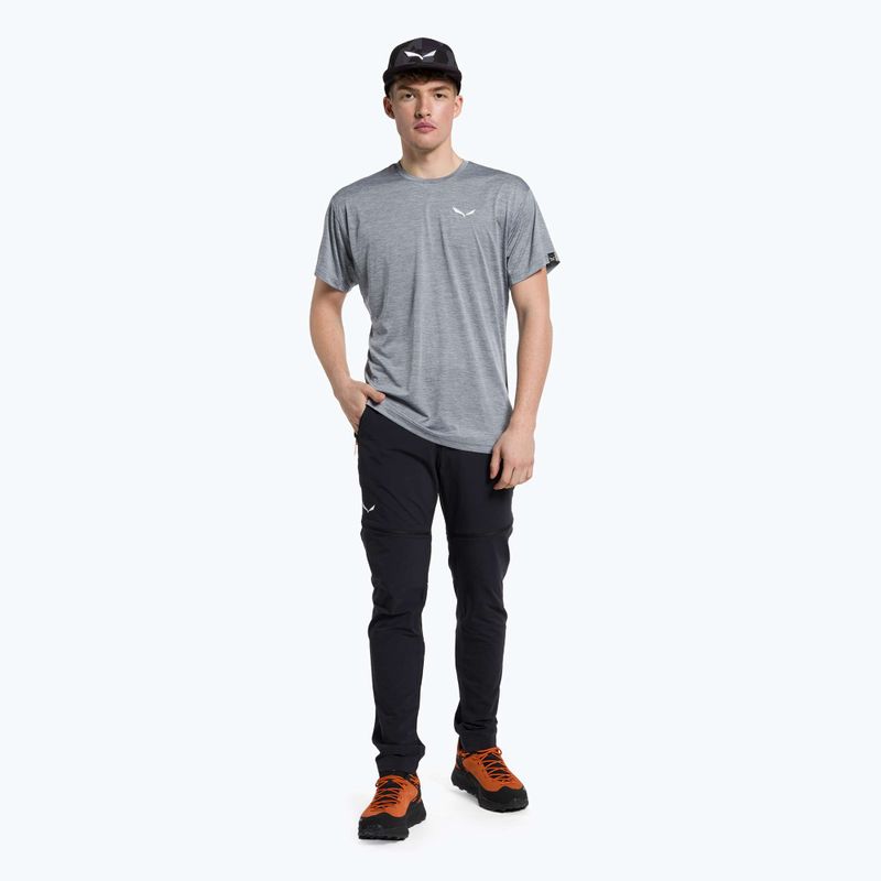 Salewa pánske trekingové tričko Puez Melange Dry grey 00-0000026537 2