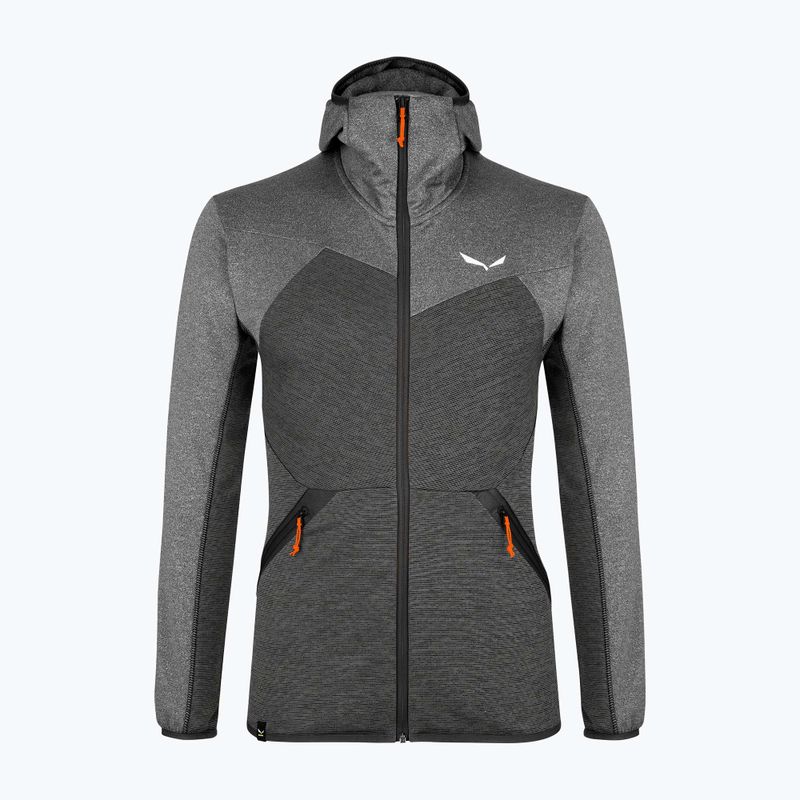 Salewa pánska fleecová mikina Puez Melange PL FZ Hoody šedá 00-0000027386 6