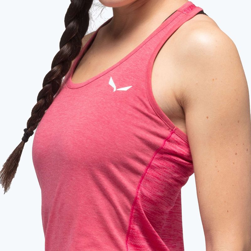 Salewa dámske trekové tričko Agner Hybrid Dry Tank pink 00-0000027705 3