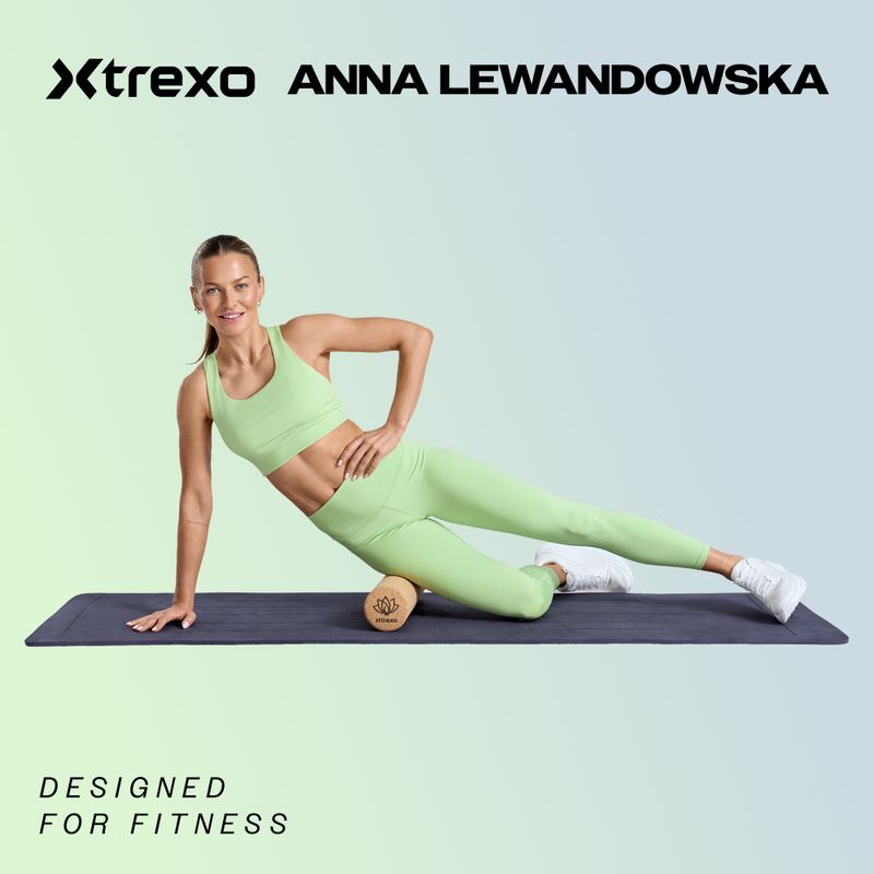 Masážny valec XTREXO EVA sivý MR-EV02Z 2