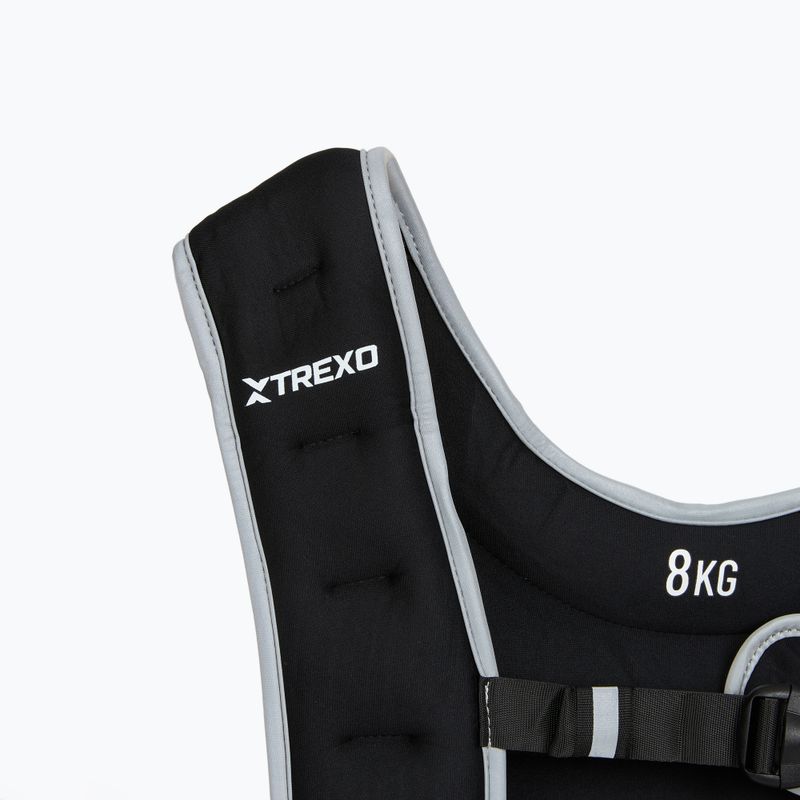 Záťažová tréningová vesta XTREXO čierna WV-08 3