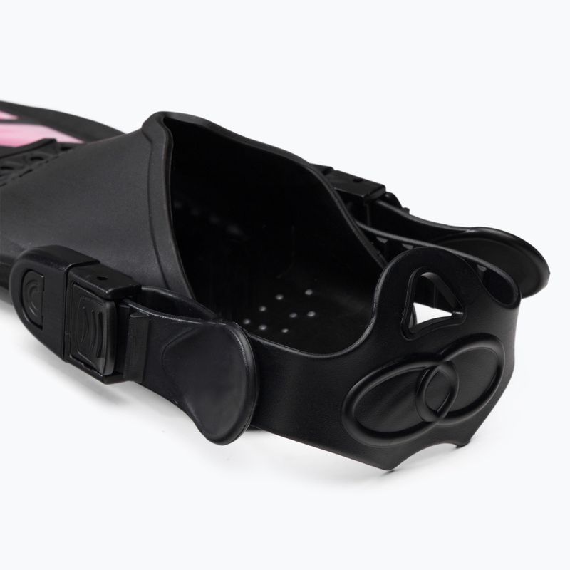 Detský set na šnorchlovanie AQUASTIC Maska + plutvy + šnorchel ružový MSFK-01SR 9