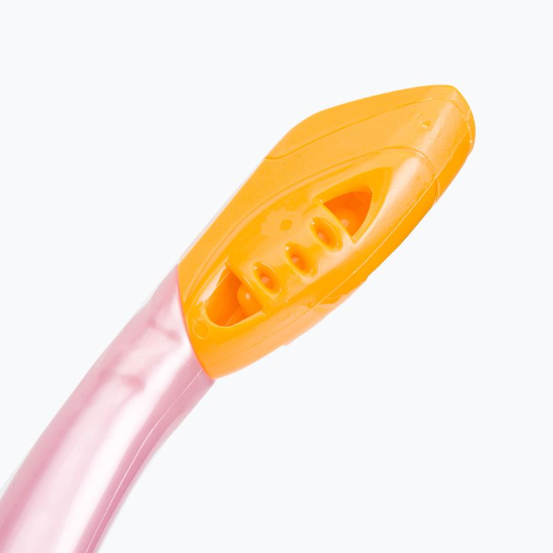 Detský set na šnorchlovanie AQUASTIC Maska + plutvy + šnorchel ružový MSFK-01SR 20