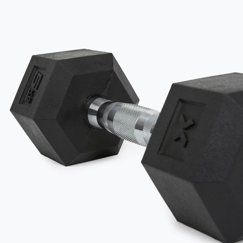 XTREXO Hex HXD50 5 kg pogumované činky 8