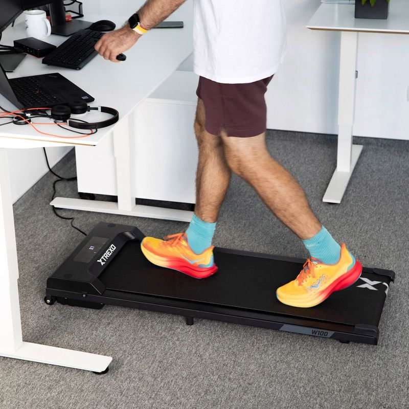 XTREXO Walking Pad W100 elektrický bežecký pás čierny 8
