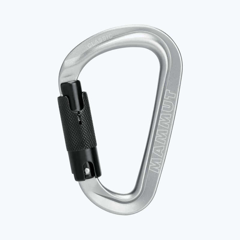 Lezecká karabína Mammut Classic HMS Twistlock Plus light grey 4