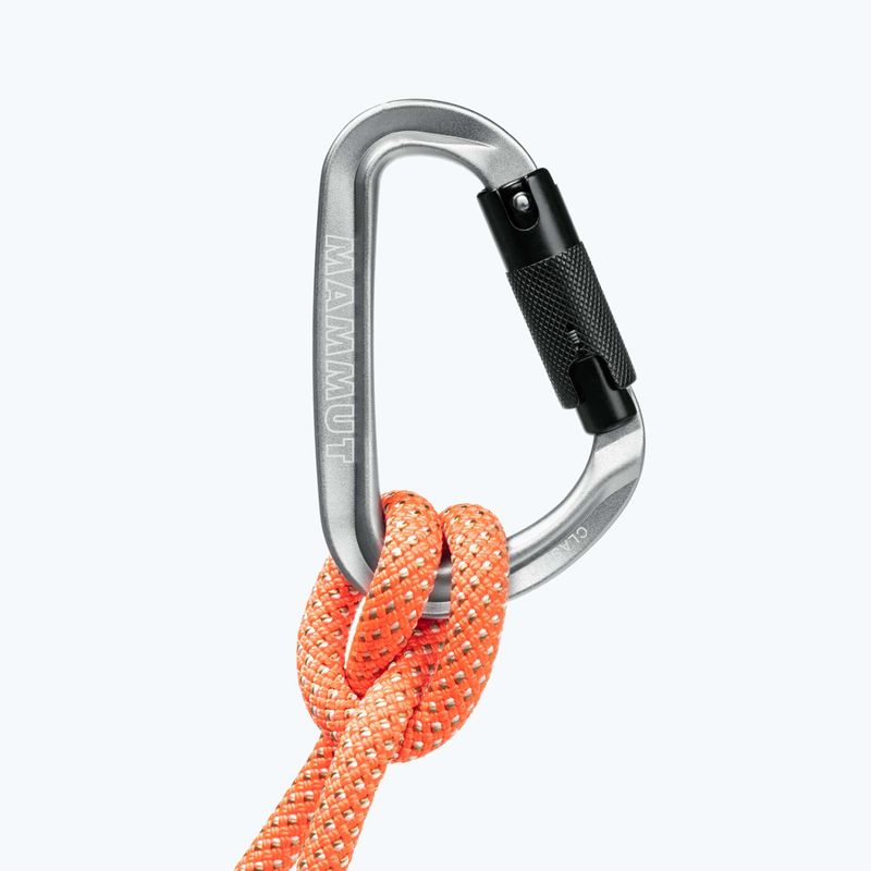 Lezecká karabína Mammut Classic HMS Twistlock Plus light grey 5