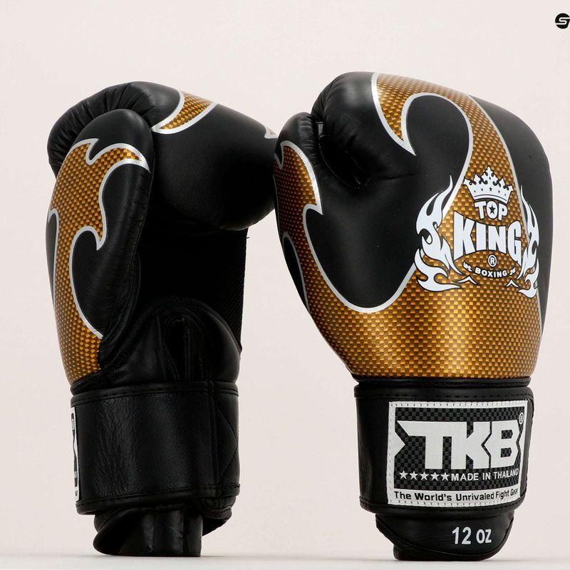 Boxerské rukavice Top King Muay Thai Empower čierne TKBGEM-01A-BK 7