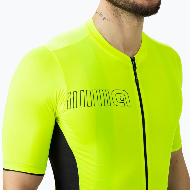Pánsky cyklistický dres Alé Color Block žltý L14246019 3