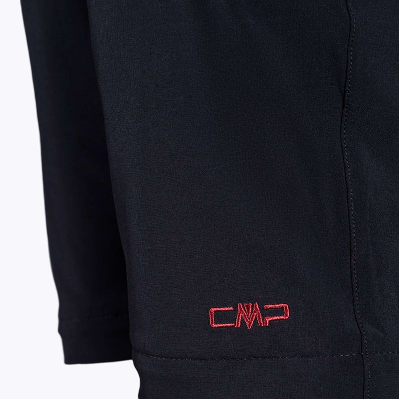 Dámske trekingové nohavice CMP Zip Off black/pink 3T51446/05UG 4