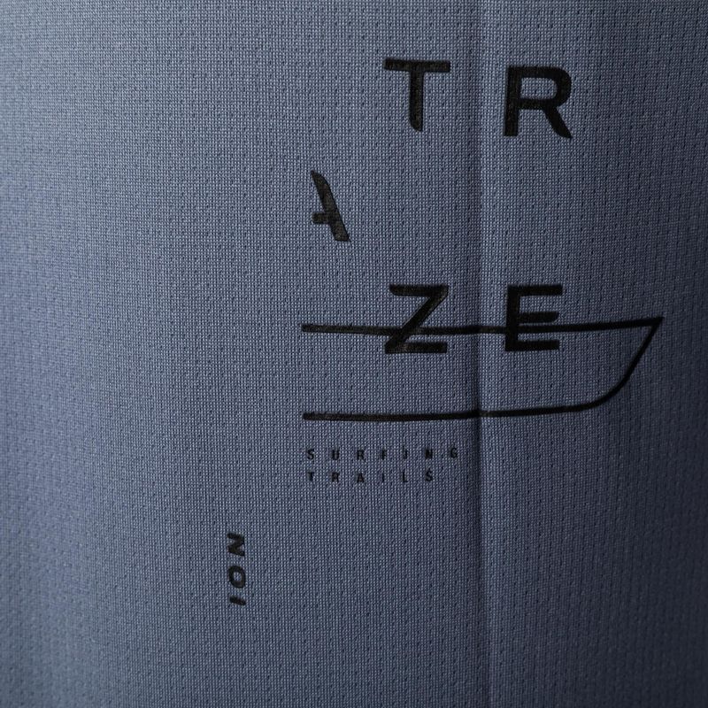 Pánsky cyklistický dres ION Traze Ls modrý 47222-5065 5