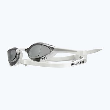 Plavecké okuliare TYR Tracer-X Elite Racing dymové/biele LGTRXEL_072